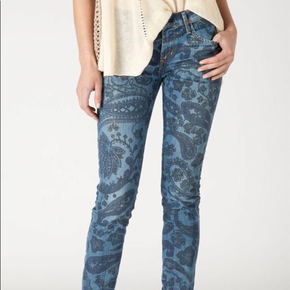 Citizens Of Humanity Avedon Paisley Print Jeans